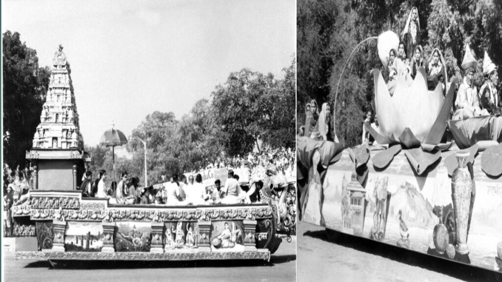 Republic Day tableaux of 1950.